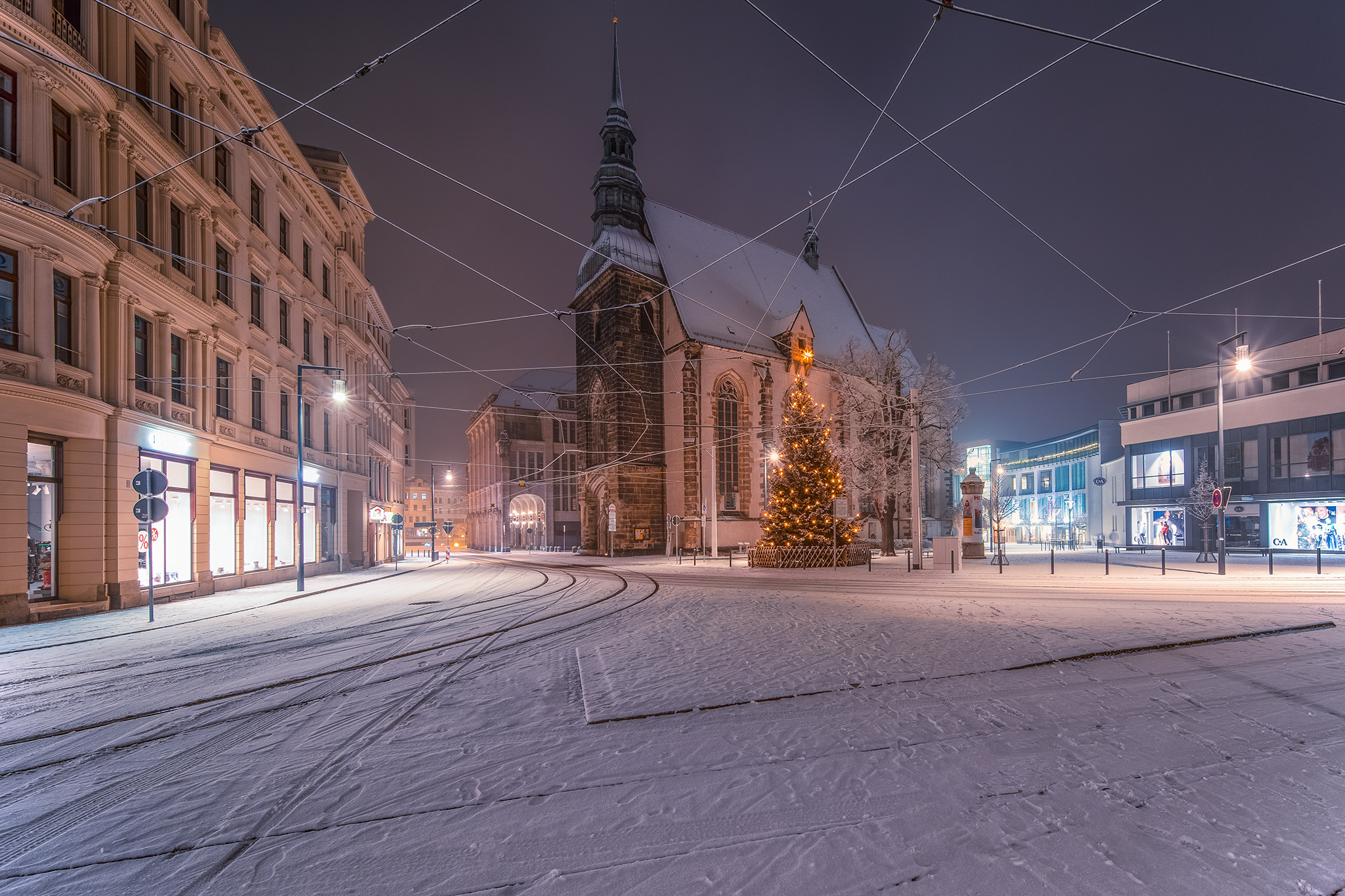 Frauenkirche im Winter
